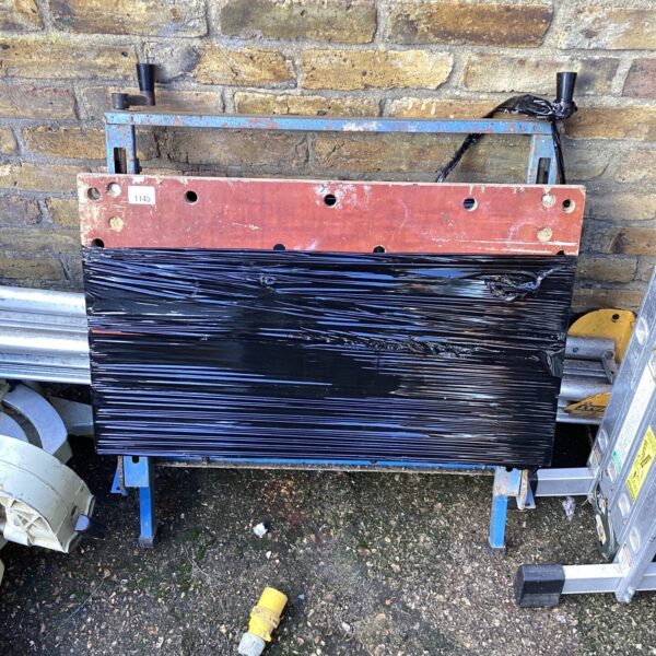 Vintage Black and Decker Workmate folding workbench for DIY projects.