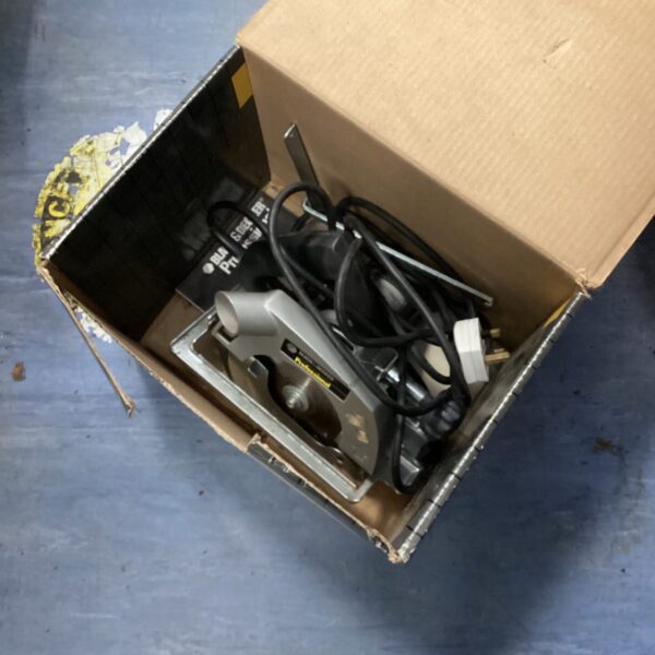 Black & Decker circular saw, a used power tool for woodworking.