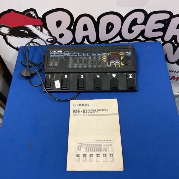 Boss ME-10 guitar effects unit, multi-effects processor for guitarists.
