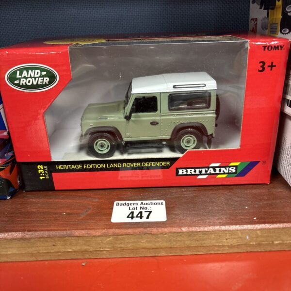 Britains 1:43 scale Land Rover diecast model in original box.
