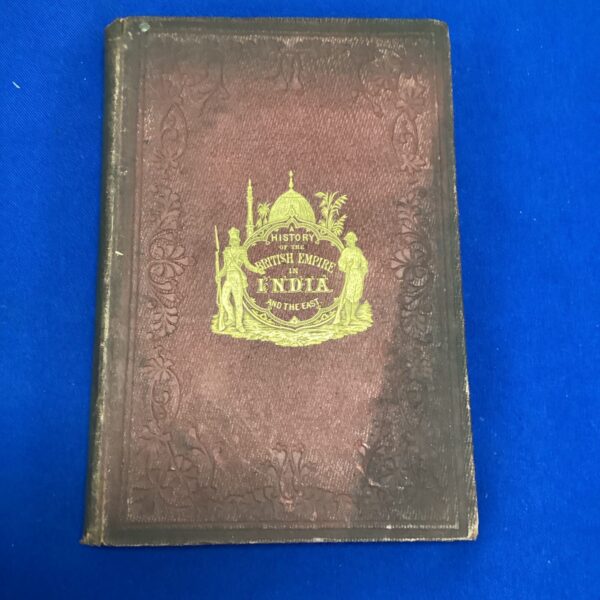 Antique British Empire history book with embossed cover.