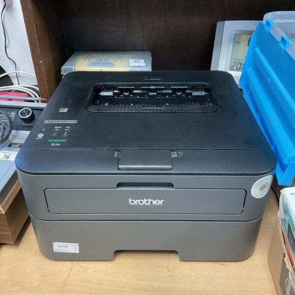 Brother HL-L2340DW wireless monochrome laser printer for office use.
