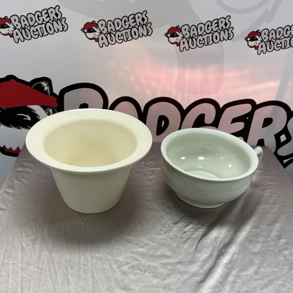 Vintage Burslem chamber pot, antique wash basin pottery.