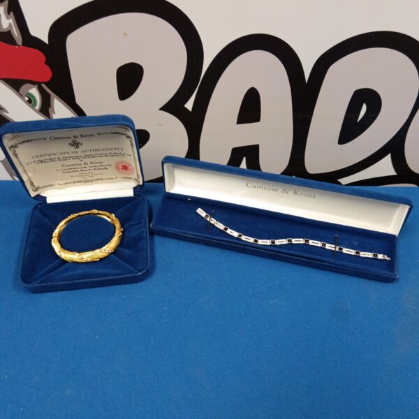 Vintage Camrose and Cross bracelet inspired by Jacqueline Kennedy’s style.