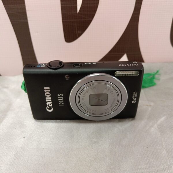 Canon Ixus 132 digital camera, compact point and shoot.