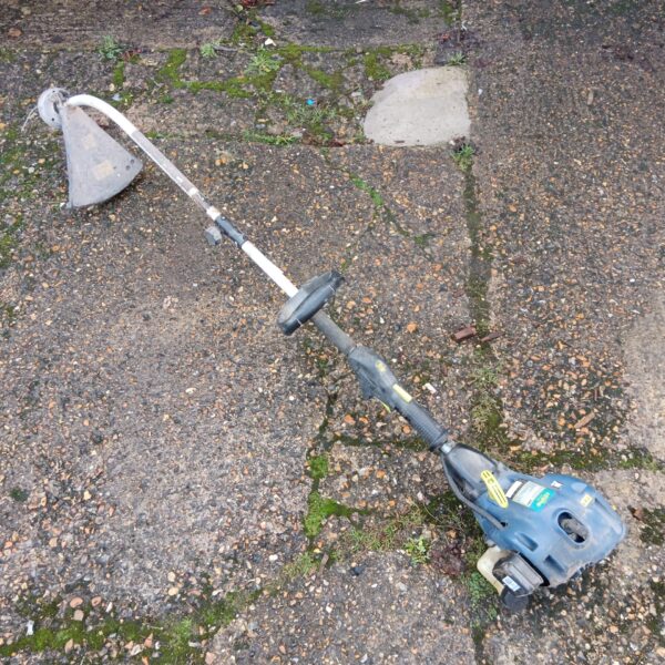 Challenge Xtreme petrol strimmer for garden maintenance and trimming.