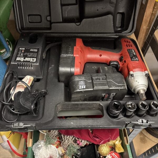 Clarke 24V Impact Driver cordless power tool in used condition.