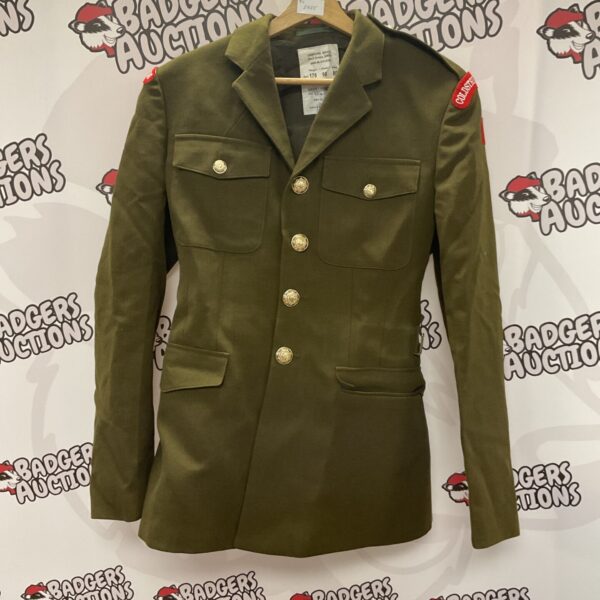 Side view of the Coldstream Guards No.2 Dress uniform jacket.