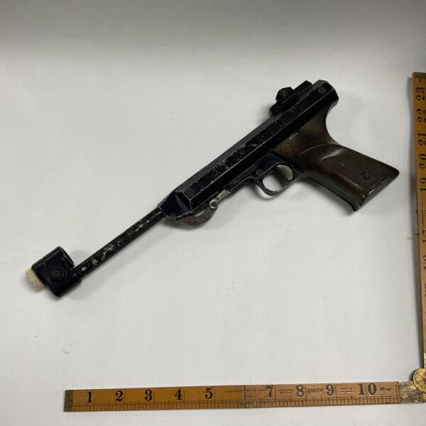 Vintage CP .177 air pistol, a collectible airgun in used condition.