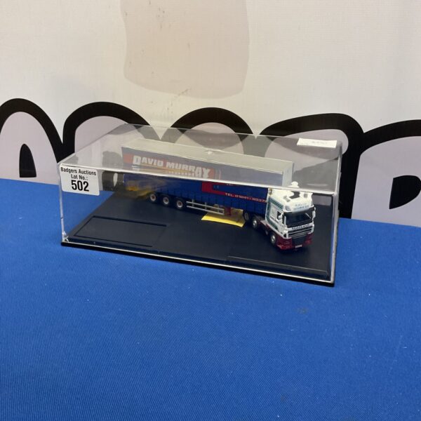 Cased David Murray diecast lorry, detailed model truck for collectors.
