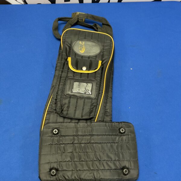 Front view of a Derby House equestrian boot bag.