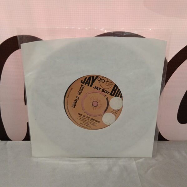 Vintage Donald Height Talk of the Grapevine vinyl record on Jayboy label.