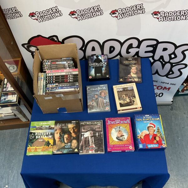 Collection of BBC DVD box sets including Bleakhouse and Inspector Morse.