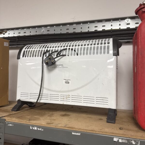 Vintage electric convection heater, a classic portable heating appliance.