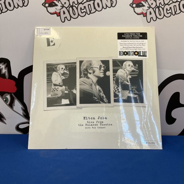 Elton John Rainbow Theatre record with Ray Cooper vinyl LP.