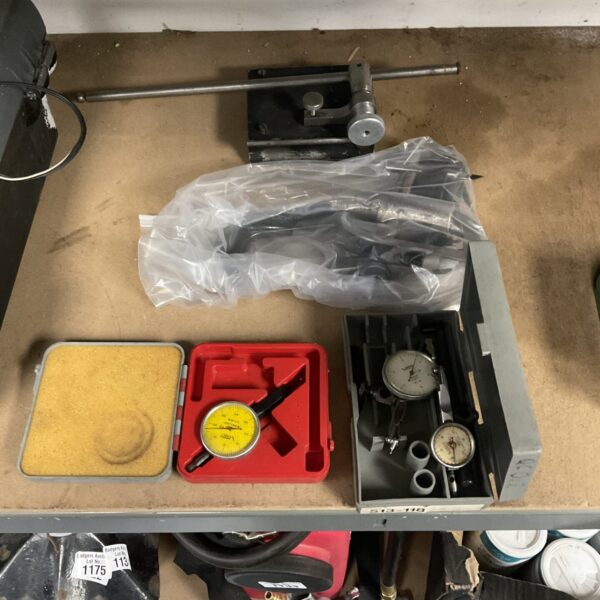 Engineers gauges and clamps bundle including Mitutoyo and Verdict tools.