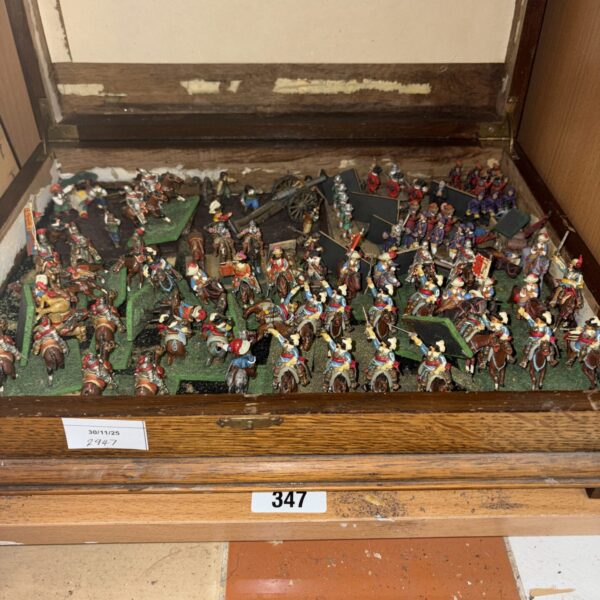 Vintage lead English Civil War soldiers, Royalist and Parliamentarian figures.