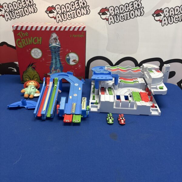 Vintage Epoch Super Mario Kart Racing Deluxe playset with colourful track.