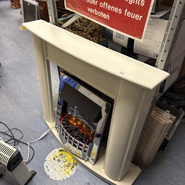 Cream GDC Super Classic 2 electric fireplace surround.