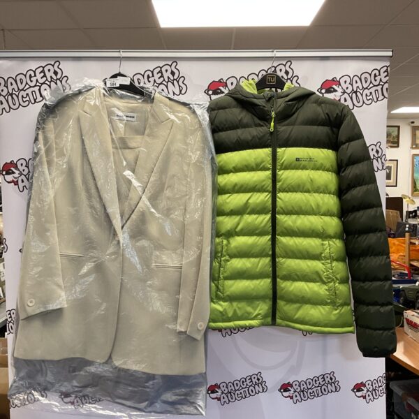 Gerry Webber suit with Mountain Warehouse jacket, men's clothing.