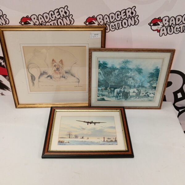 Signed limited edition print of a Yorkshire Terrier by Gill Evans.