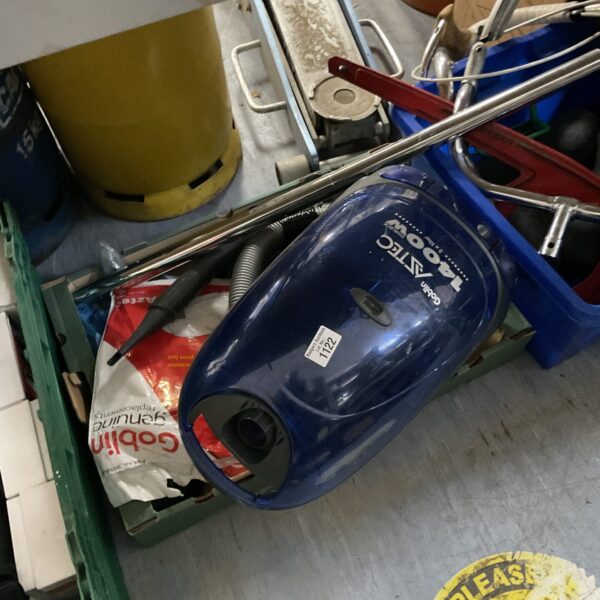 Vintage Goblin Aztec 1400w Stowaway hoover for sale.