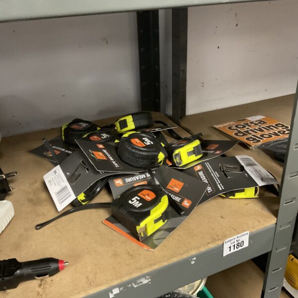 New Handyhome 5m tape measures in original packaging.
