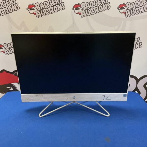 HP All-in-One PC model 24-df0067na, sleek desktop computer.