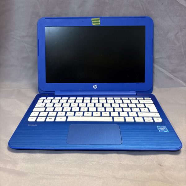 Blue HP 11-r000na laptop for sale, portable Intel computer.