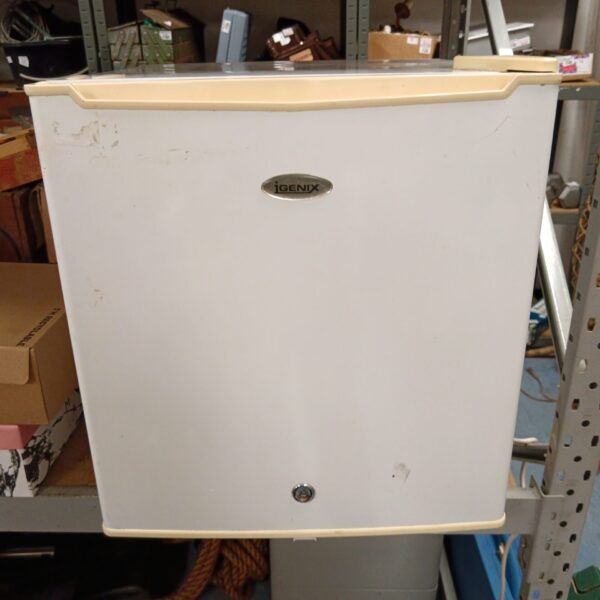 Compact Igenix counter top fridge for small spaces.