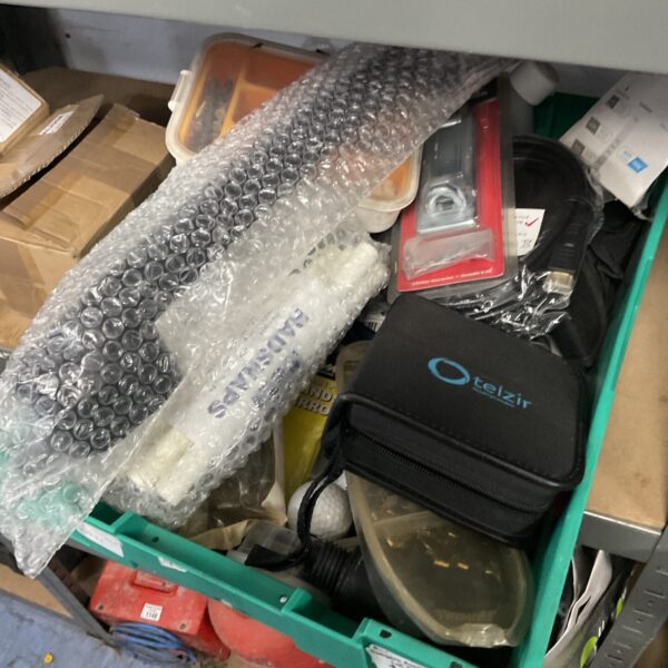 Tray of shed clearance items