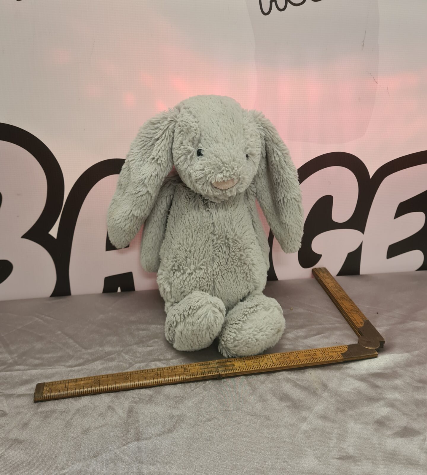 JellyCat Bashful Bunny Soft Toy Badgers Auctions JellyCat Bashful Bunny Soft Toy Badgers Auctions