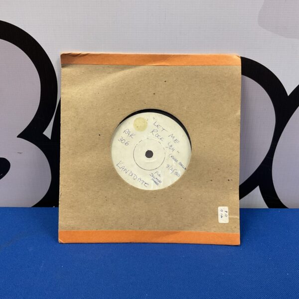Vintage Kandidate “Let Me Rock You” white label promo vinyl record.