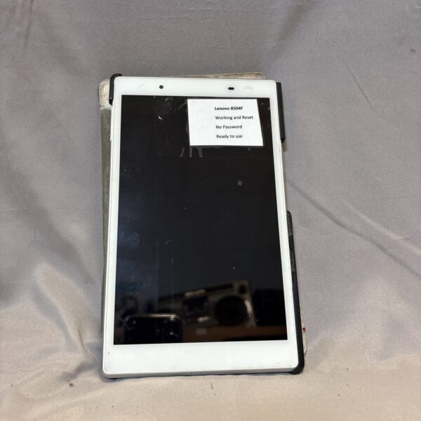 Lenovo 8504F tablet showing the front screen.