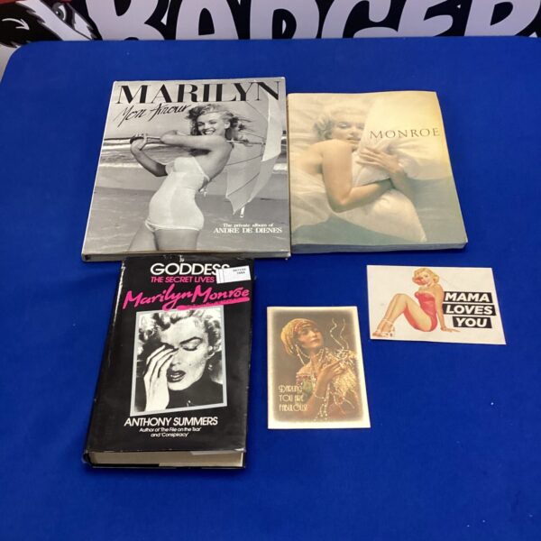 Lot of three vintage Marilyn Monroe biography books.