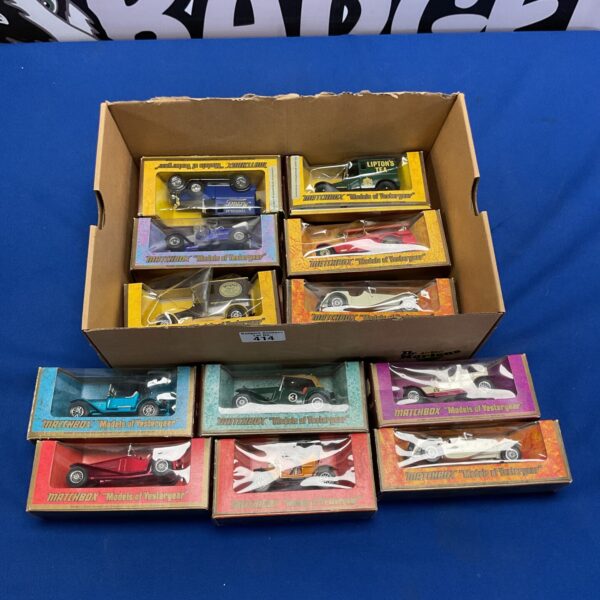 Vintage Matchbox Models of Yesteryear diecast car collection.