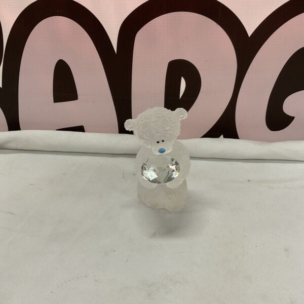 Sparkling crystal "Me to You" bear figurine, collectible Tatty Teddy.