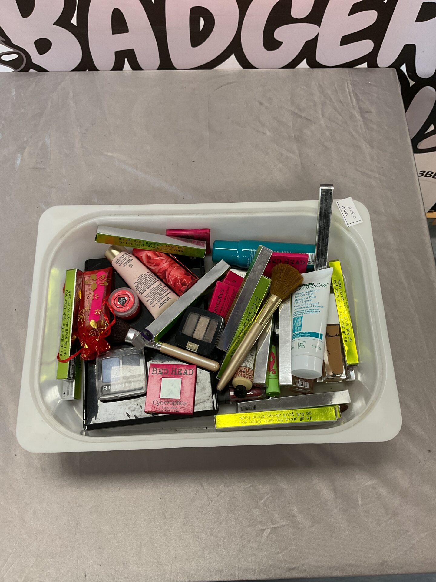 Mixed beauty lot with No7 and Bed Head products.