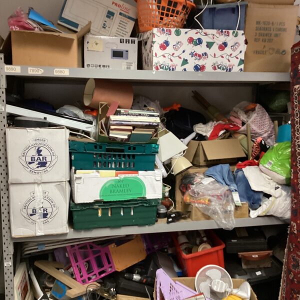 Mixed lot of uncollected items including books and cassettes.