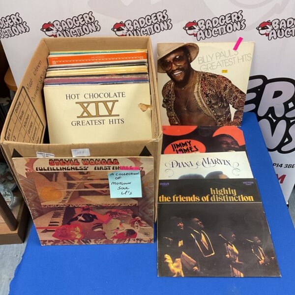 Vintage Motown soul LP records vinyl collection for sale.
