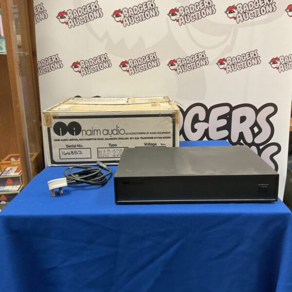 Vintage Naim Nap 250 power amplifier in used condition.