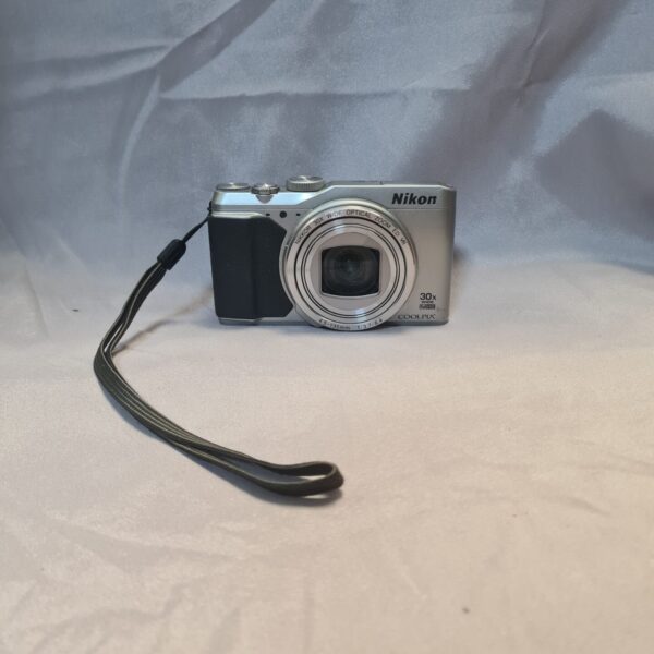 Nikon Coolpix digital camera with 30x optical zoom lens.