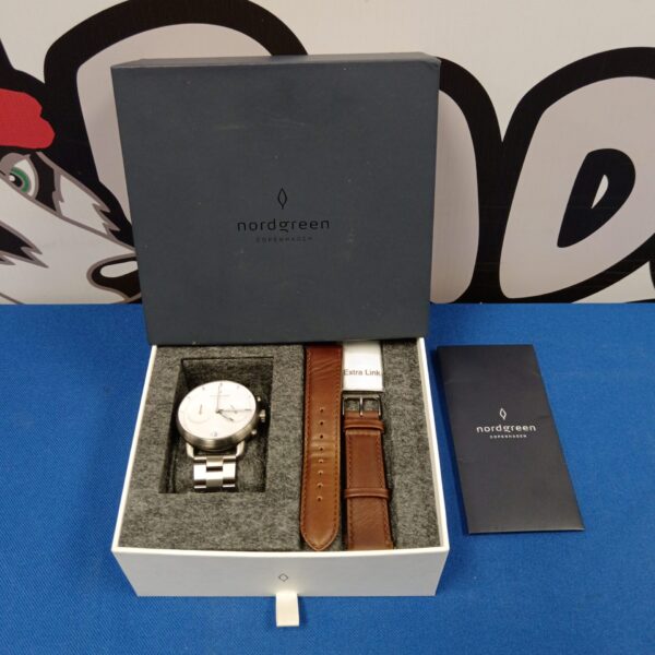 Nordgreen Copenhagen watch in its original box with strap.