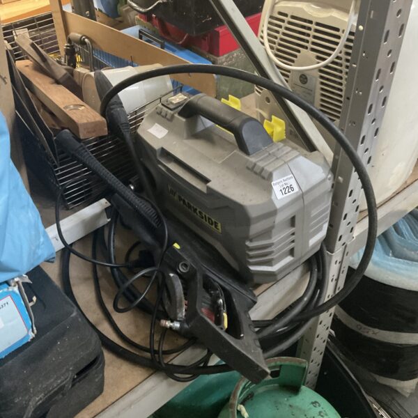 Untested Parkside pressure washer for garden cleaning and DIY projects.
