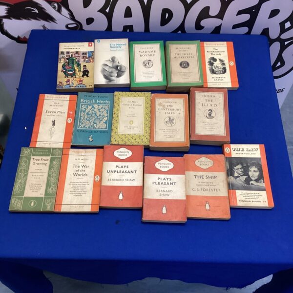 Vintage Penguin classic novels lot, a collection of paperback books.