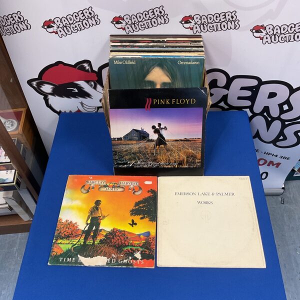 Pink Floyd LP collection, vintage vinyl records for sale.