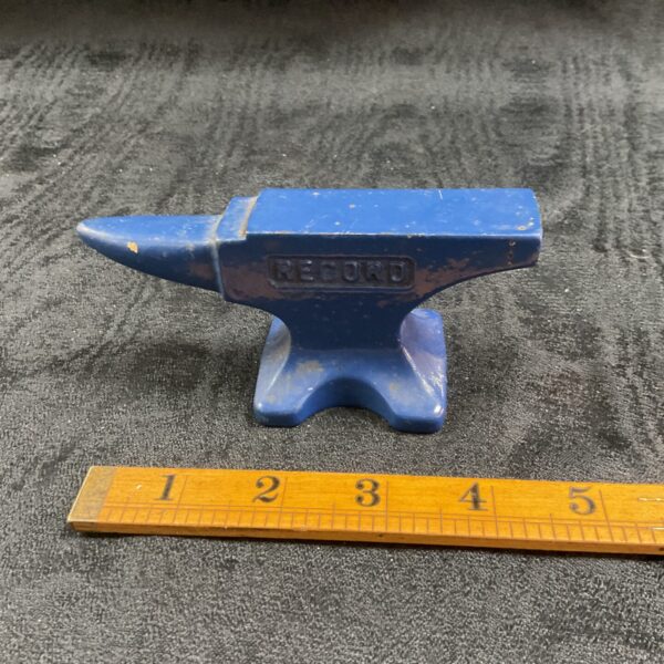 Vintage Record model 4 miniature anvil for metalworking.