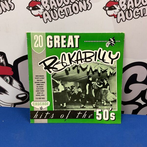 Vintage 1983 rockabilly compilation album cover.