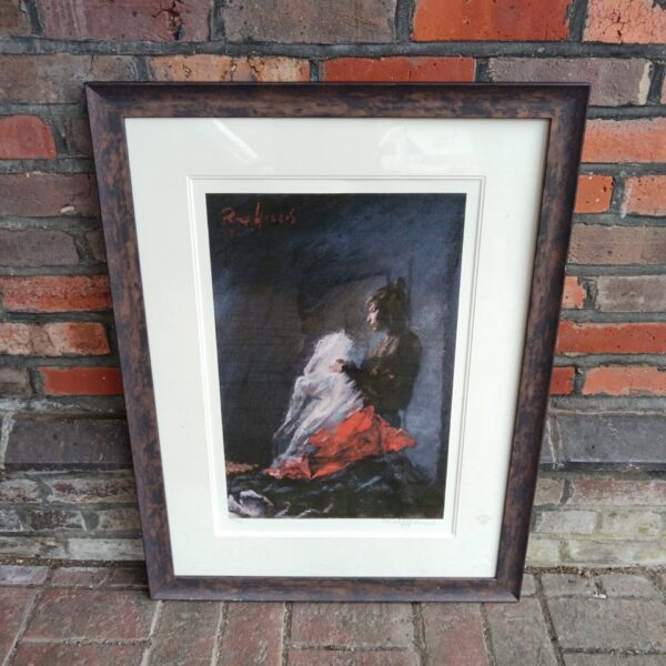Framed Rolf Harris signed limited edition print "long ago & far away".