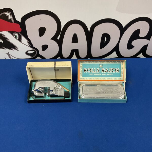 Vintage Rolls Razor Viscount safety razor with Dexter Mount Cutter.